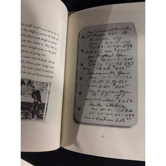 Bintage Byron Nelson "The Little Black Book" 1995 with Slipcase Hardcover Book - Picture 14 of 16